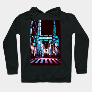 Japan - 'Blue kabukicho' Hoodie